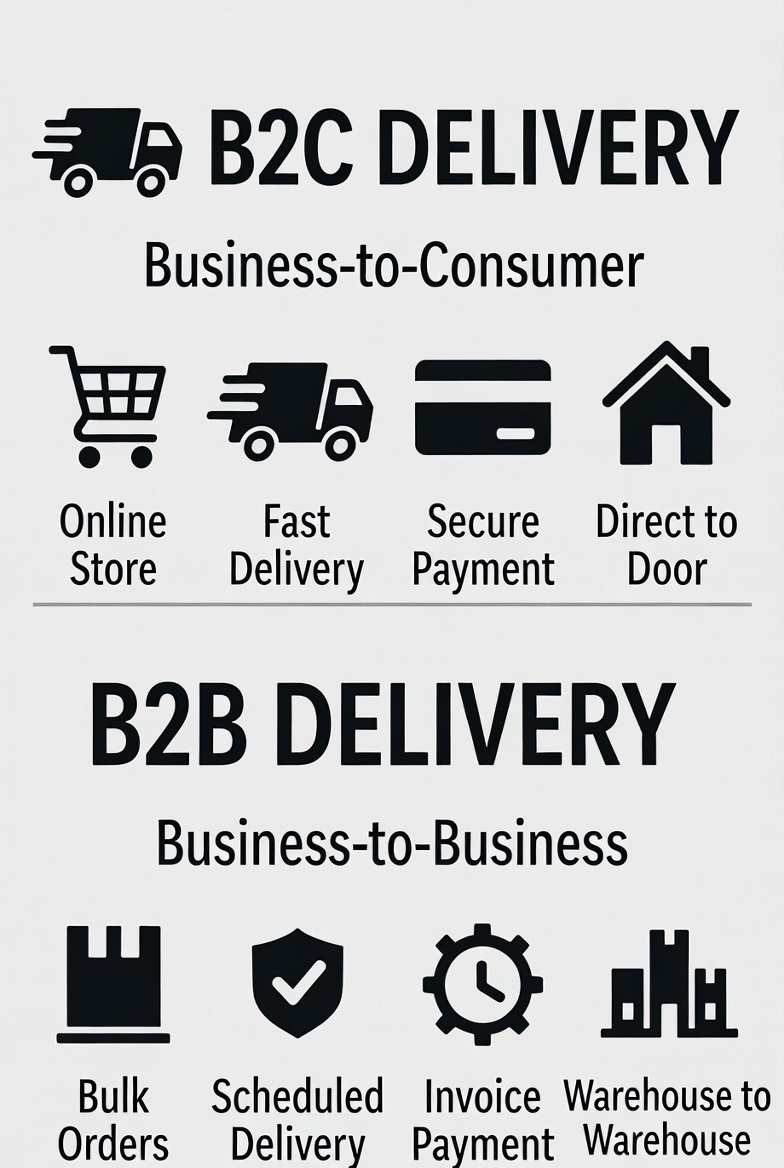B2C vs B2B Deliveries Explained